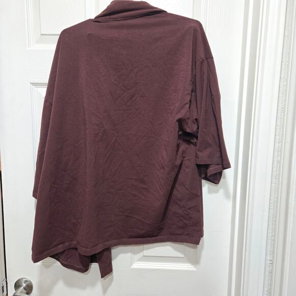 Storq SoftKnit Maternity Robe Large Brown Belt Missing Small Stain - Picture 7 of 7